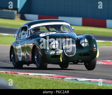 Marc Gordon, Jaguar XK150, Stirling Moss Trophy, pré-61 voitures de sport, de Donington Festival historique, mai 2018, sport automobile, sport automobile, sport automobile, nos Banque D'Images