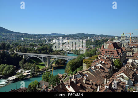 Vue de la ville de Berne Banque D'Images