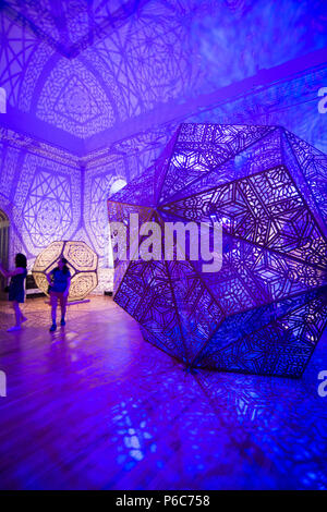 L'Art de l'exposition Burning Man est exposé au Smithsonian's Renwick Gallery à Washington DC du 30 mars à septembre 16, 2018 Banque D'Images