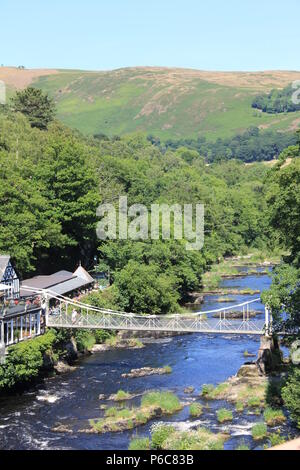 Chemin de fer touristique de LLangollen Wales Banque D'Images