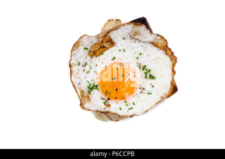 Croque Madame sandwich, un délice, supérette, photography Banque D'Images