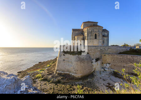 En France, en Charente Maritime, la Saintonge, l'estuaire de la Gironde, Talmont sur Gironde, étiqueté Les Plus Beaux Villages de France (Les Plus Beaux Villages o Banque D'Images