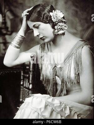 PIQUER, CONCHA. ACTRIZ Y CANTANTE ESPAÑOLA. Valence 1908-1991. FOTO PROMOCIONAL. Banque D'Images