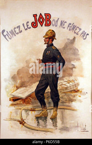 English : affiche de la Collection JOB par Louis Vallet . 8 février 2013, 15:54:56 61 Louis Vallet pour travail de collecte Banque D'Images