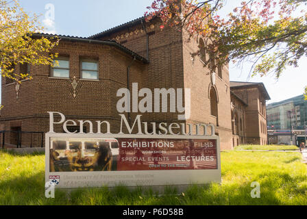 University of Pennsylvania Museum of Archaeology and Anthropology Phildelphia Banque D'Images