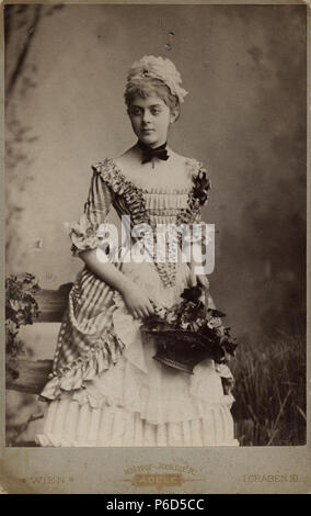 Deutsch : Maria 'Mary' von Vetsera Anglais : La Baronne Marie Vetsera (1871-1889) . par 188962 Maria Vetsera 117096 (imprimer) Banque D'Images