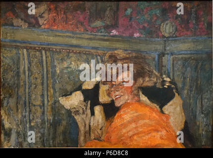 82 Yvonne Printemps et Sacha Guitry, par Edouard Vuillard, ch. 1917, huile sur papier sur toile - Museu de Arte de São Paulo - DSC07350 Banque D'Images