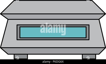 Gramer icône mesure pondération Illustration de Vecteur