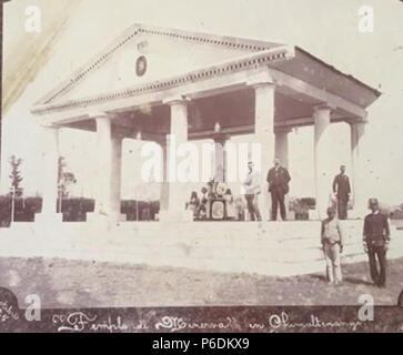 Español : Temple de Minerve de Chimaltenango en 1903. 1903 63 Minervachimaltenango Banque D'Images