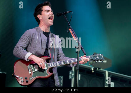 Glasgow, Royaume-Uni. 29 juin 2018. Les Stereophonics titre la scène principale au Festival 2018 TRNSMT, Glasgow Green, Glasgowl 29/06/2018 © Gary Mather/Alamy Live News Banque D'Images