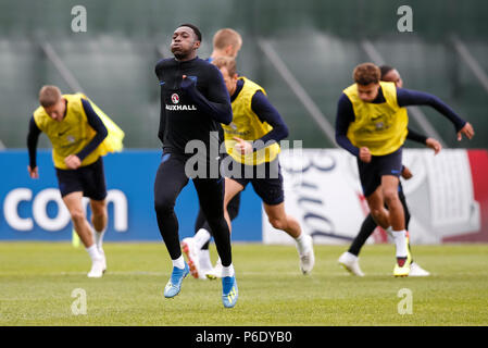 Saint-pétersbourg, Russie, 30 juin 2018. Danny Welbeck de l'Angleterre au cours d'une session de formation de l'Angleterre à Stade Spartak Moscow le 30 juin 2018 à Zelenogorsk, Saint Petersburg, Russie. (Photo de Daniel Chesterton/phcimages.com) : PHC Crédit Images/Alamy Live News Banque D'Images