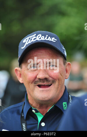 Newport, pays de Galles, 30 juin 2018. Brendan O'Carroll comédien et star de la télévision Mme Browns Boys vu jouer au Celtic Manor Resort au pays de Galles. Robert Timoney /Alamy/stock/image Banque D'Images