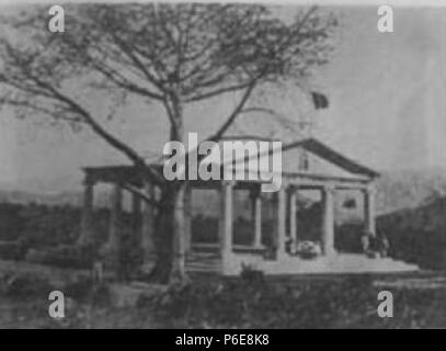 Español : Temple de Minerve de Chiquimula en 1910 . 191076 Templo minerva chiquimula Banque D'Images