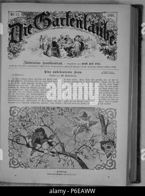 . Die Gartenlaube. Deutsch : Seite 201 aus 'Die Gartenlaube'. Anglais : page 201 du journal Die Gartenlaube pour 1891. Image extraite (le cas échéant) : fichier:Die Gartenlaube (1891) b 201.jpg - hi res, 2,5 MO. Deutsch : keine Bildunterschrift : Anglais pas de légende . N/A 14 Die Gartenlaube (1891) 201 Banque D'Images