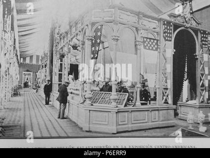 Español : Pabellón de El Salvador en la exposición Centroamericana de 1897 en Guatemala. Gobierno del general José María Reina Barrios. 1897 ExpoCebtroamericana1897 02 42 Banque D'Images