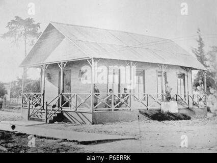 Español : Pabellón médico en la exposición Centroamericana de 1897 en Guatemala. Gobierno del general José María Reina Barrios. 1897 ExpoCebtroamericana1897 07 42 Banque D'Images