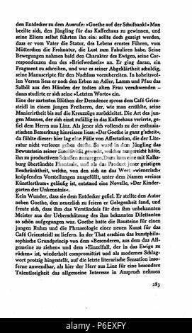 . Demolierte Die Literatur. Deutsch : Dies ist ein Scan des historischen anglais Buch鋨es : c'est un document historique de la numérisation . N/A 12 De Die Literatur Kraus 29 demolirte Banque D'Images