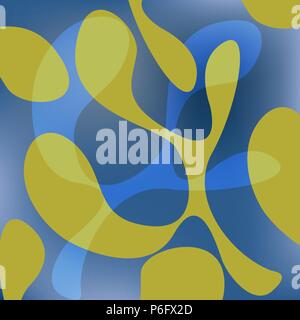 L'abstraction sans forme sous la forme d'un fluide en écoulement. Arrière-plan de la brochure Illustration de Vecteur