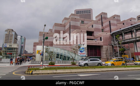 Taipei, Taiwan - 23 Déc., 2015. Quartier des affaires de Taipei, Taiwan. La ville de Taipei est largement considéré comme la vie politique, économique, et culturel de Banque D'Images