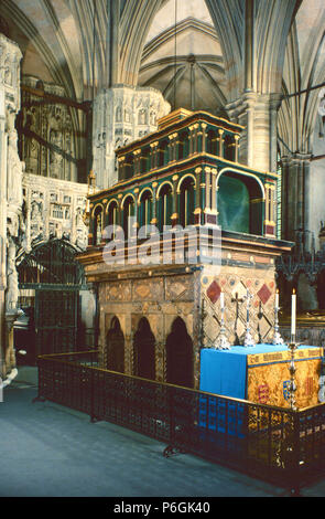 Henry V,la chapelle de l'abbaye de Westminster, Londres, Angleterre Banque D'Images