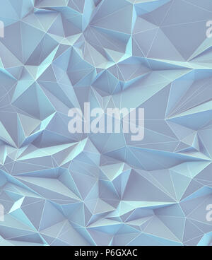 3D illustration. Abstract background image, in lines et géométriques formes triangulaires. Vintage de couleur pastel. Banque D'Images