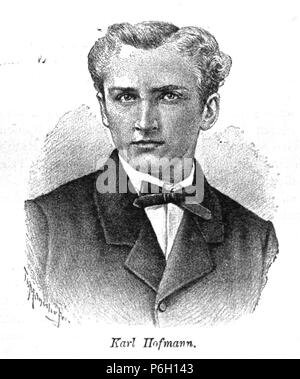 Karl Hofmann aus Zeitschrift des Deutschen und Oesterreichischen Alpenvereins 1894 Band 25 . 189458 Karl Hofmann DAV Banque D'Images
