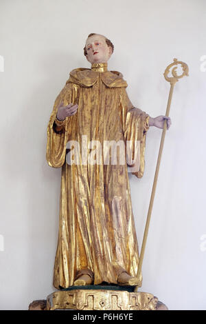 Statue de sainte chapelle dans Amorsbrunn à Amorbach, forêt de Bavière, Allemagne Odes Banque D'Images