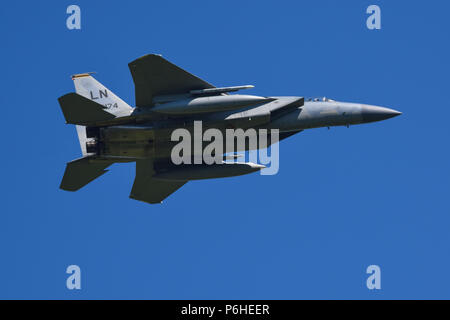 USAF McDonnell Douglas F-15C en avion de chasse Banque D'Images