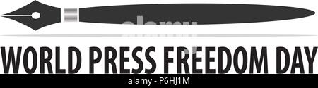 Journée mondiale de la liberté de la presse Illustration de Vecteur