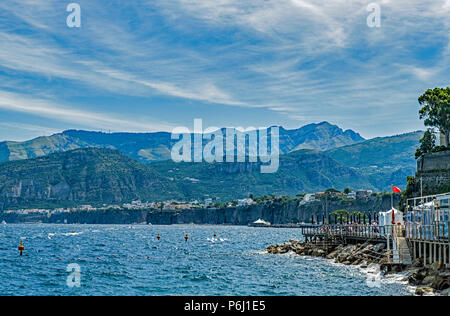 Côte de Marina Grande, Sorrente, Italie Banque D'Images