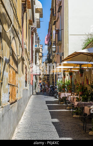 Via Pietà à Sorrente, près de la Cathédrale Banque D'Images