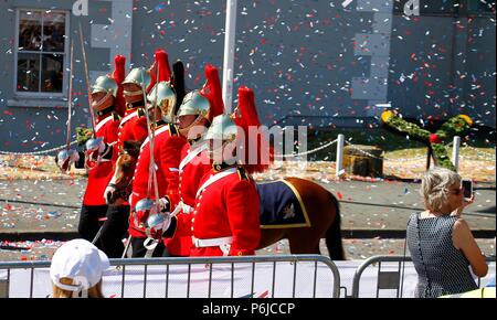 Llandudno, Nord du Pays de Galles, Royaume-Uni. Jun 30, 2018. Célébrations de la Journée des Forces armées dans le Nord du Pays de Galles Llandudno Ian crédit Fairbrother/Alamy Live News Banque D'Images