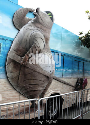 Los Angeles, USA. Jun 30, 2018. Une vue générale de l'atmosphère à la première mondiale de Columbia Pictures et Sony Pictures Animation's 'Hôtel Transylvanie 3 : Les vacances d'été" le 30 juin 2018 au Regency Village Theatre de Los Angeles, Californie. Photo de Barry King/Alamy Live News Banque D'Images