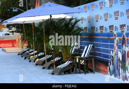 Los Angeles, USA. Jun 30, 2018. Une vue générale de l'atmosphère à la première mondiale de Columbia Pictures et Sony Pictures Animation's 'Hôtel Transylvanie 3 : Les vacances d'été" le 30 juin 2018 au Regency Village Theatre de Los Angeles, Californie. Photo de Barry King/Alamy Live News Banque D'Images