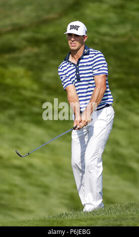 Potomac, MD, USA. 30 Juin, 2018. Billy Horschel durant la troisième ronde de la nationale de Quicken Loans à PTC Potomac Potomac, MD. Justin Cooper/CSM/Alamy Live News Banque D'Images