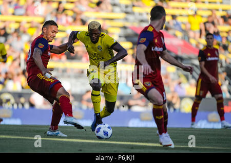 Samedi, 30 juin 2018 : ''" dans le match entre le Real Salt Lake et Columbus Crew Stadium, MAPFRE à SC à Columbus OH. Crédit Photo obligatoire : Dorn Byg/Cal Sport Media. Columbus Crew SC 2 - Real Salt Lake 0 Banque D'Images