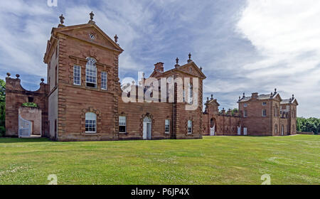 Vue avant de l'Chatelherault Estate dans Ferniegair Chatelherault Parc Pays UK Scotland Lanarkshire Hamilton Banque D'Images