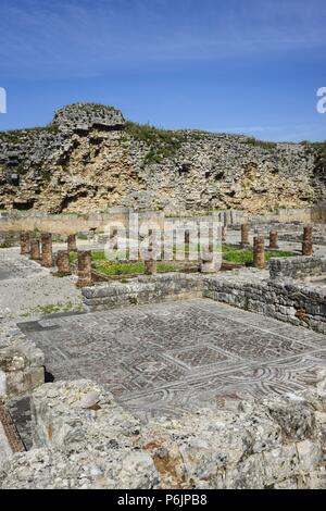 Conimbriga, ciudad del Conventus Scallabitanus, provincia romana de Lusitania, cerca de Condeixa-a-Nova, district de Coimbra, Portugal, Europa. Banque D'Images