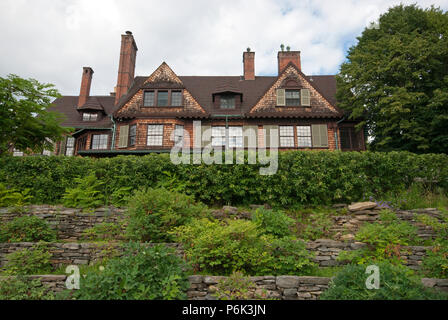 Naumkeag Maison de campagne de style Shingle (par l'architecte Stanford White), Stockbridge, comté de Berkshire, Massachusetts, USA Banque D'Images