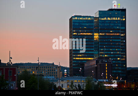 La gare centrale d'Oslo, Norvège Banque D'Images