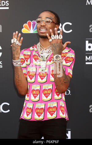 2018 Billboard Music Awards au MGM Grand Garden Arena - Arrivées comprend : Quavo Où : Las Vegas, Nevada, United States Quand : 20 mai 2018 Credit : Nicky Nelson/WENN.com Banque D'Images