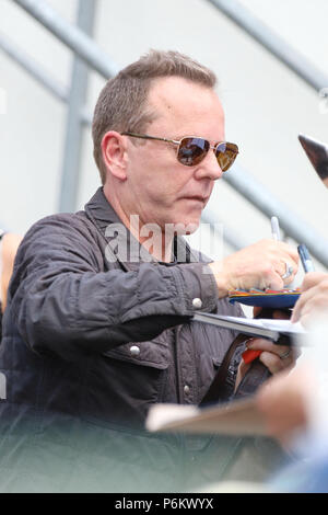 Invité au débat 31.05.2018 Markus Lanz avec : Kiefer Sutherland (acteurs et actrices, Musiker) Où : Hambourg, Allemagne Quand : 30 mai 2018 Credit : Becher/WENN.com Banque D'Images