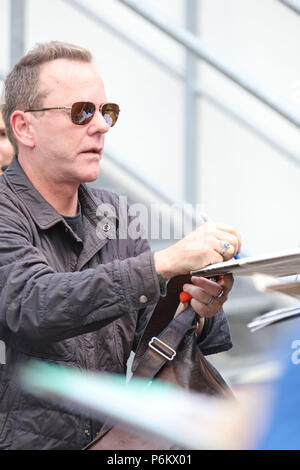 Invité au débat 31.05.2018 Markus Lanz avec : Kiefer Sutherland (acteurs et actrices, Musiker) Où : Hambourg, Allemagne Quand : 30 mai 2018 Credit : Becher/WENN.com Banque D'Images