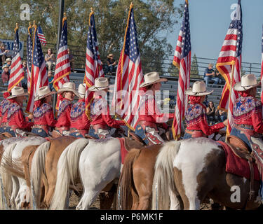 Sacramento, Californie, USA. 9 juin 2018. American Girls de l'ouverture du spectacle à sept magnifiques Cal Expo Banque D'Images