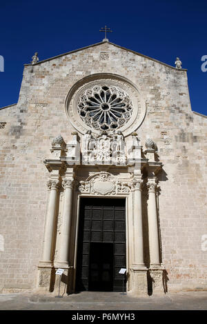 Otranto Duomo (cathédrale), l'Italie. Banque D'Images