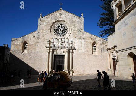 Otranto Duomo (cathédrale), l'Italie. Banque D'Images