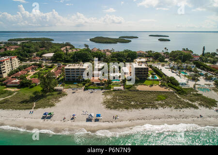 Long Boat clé est à côté de Sarasota et de Anna Maria Island Floride et est un quartier chic et destination de vacances de vacances favorite sur Banque D'Images
