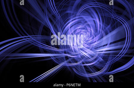 Résumé Contexte technologique - l'image générée sur l'ordinateur. Fractale : un espace de verre avec les effets de lumière. Le concept de Hi-tech ou v Banque D'Images