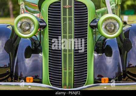 Profondeur de champ libre de l'avant d'une camionnette Dodge 1937 personnalisé. Banque D'Images