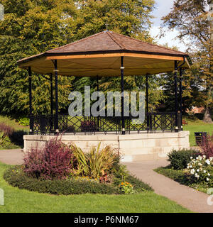 Jubilé de diamant de la reine Elizabeth II dans le parc près du kiosque Cutts Oakham, Rutland, UK Banque D'Images